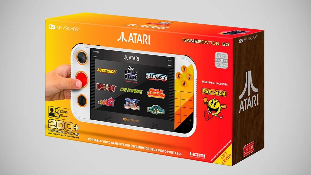 Atari Gamestation Go console portatile per giochi retro