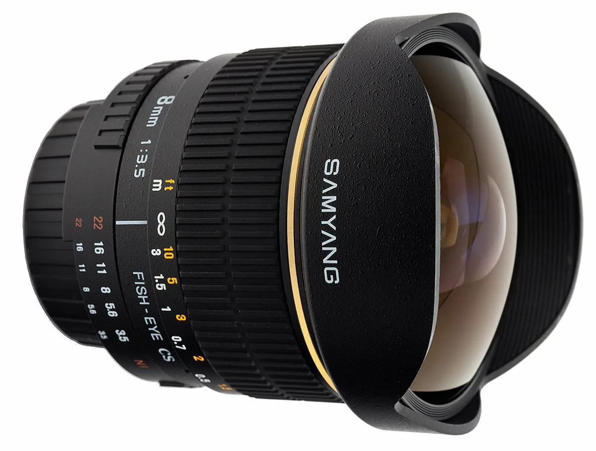 Obiettivo Samyang 8 mm F 3.5 Fisheye nuovo in offerta